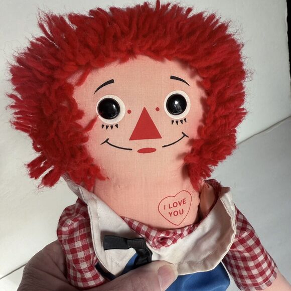Set of 2 Playskool Vintage 80s Raggedy Ann Doll and Raggedy Andy Doll 12" *READ* - Picture 16 of 16